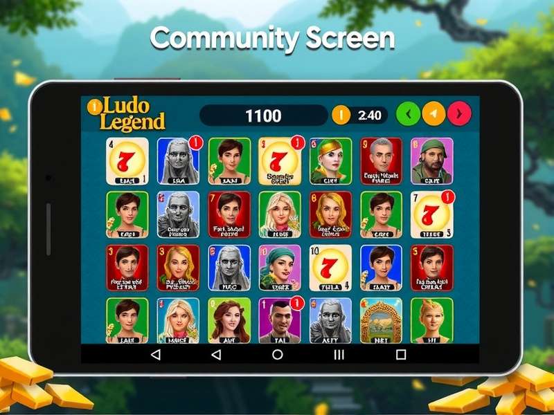 Ludo Legend India Community and Social Features Ludo Legend India Community Screen